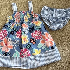Gymboree floral toddler dress 12-18 months